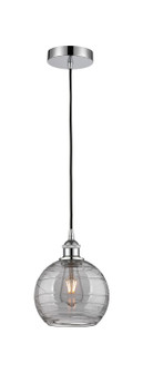 Edison One Light Mini Pendant in Polished Chrome (405|616-1P-PC-G1213-8SM)