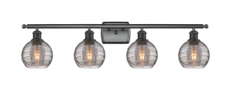 Ballston Four Light Bath Vanity in Matte Black (405|516-4W-BK-G1213-6SM)