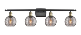 Ballston Four Light Bath Vanity in Black Antique Brass (405|516-4W-BAB-G1213-6SM)