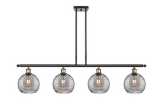 Ballston Four Light Island Pendant in Black Antique Brass (405|516-4I-BAB-G1213-8SM)