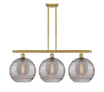 Ballston Three Light Island Pendant in Satin Gold (405|516-3I-SG-G1213-12SM)