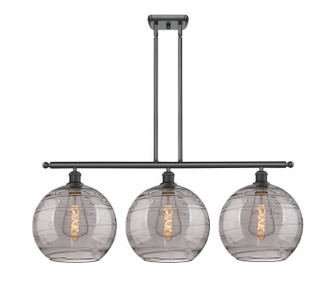 Ballston Three Light Island Pendant in Matte Black (405|516-3I-BK-G1213-12SM)