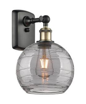 Ballston One Light Wall Sconce in Black Antique Brass (405|516-1W-BAB-G1213-8SM)