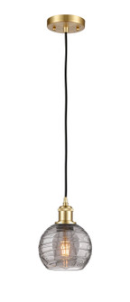 Ballston One Light Mini Pendant in Satin Gold (405|516-1P-SG-G1213-6SM)