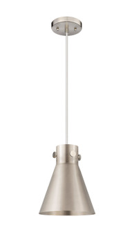 Downtown Urban One Light Pendant in Satin Nickel (405|410-1PS-SN-M411-8W)