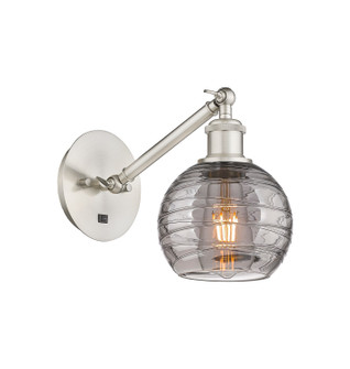 Ballston One Light Wall Sconce in Brushed Satin Nickel (405|317-1W-SN-G1213-6SM)