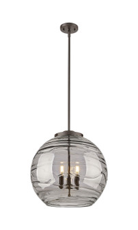 Ballston Three Light Pendant in Oil Rubbed Bronze (405|221-3S-OB-G1213-18SM)
