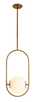 Everley One Light Pendant in Vintage Brass (68|273-42-VB)