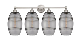 Edison Four Light Bath Vanity in Brushed Brass (405|616-4W-BB-G557-8SM)