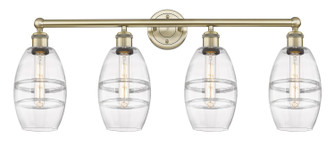 Edison Four Light Bath Vanity in Antique Brass (405|616-4W-AB-G557-6CL)