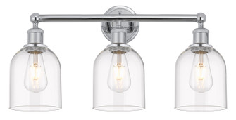 Edison Three Light Bath Vanity in Polished Chrome (405|616-3W-PC-G558-6CL)