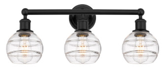 Edison LED Bath Vanity in Matte Black (405|616-3W-BK-G556-6CL)