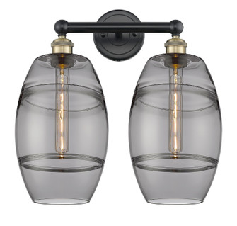 Edison Two Light Bath Vanity in Black Antique Brass (405|616-2W-BAB-G557-8SM)