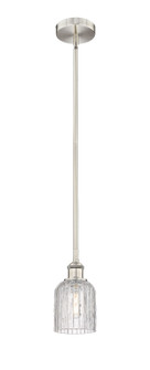 Edison One Light Mini Pendant in Brushed Satin Nickel (405|616-1S-SN-G559-5CL)