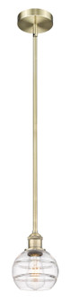 Edison One Light Mini Pendant in Antique Brass (405|616-1S-AB-G556-6CL)