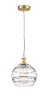 Edison One Light Mini Pendant in Satin Gold (405|616-1P-SG-G556-10CL)