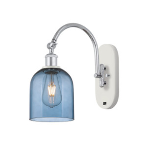 Ballston One Light Wall Sconce in White Polished Chrome (405|518-1W-WPC-G558-6BL)