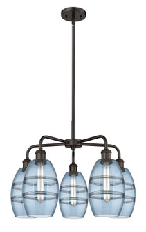 Ballston LED Chandelier in Oil Rubbed Bronze (405|516-5CR-OB-G557-6BL)