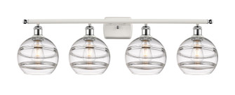 Ballston LED Bath Vanity in White Polished Chrome (405|516-4W-WPC-G556-8CL)