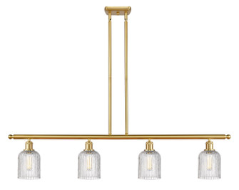Ballston Four Light Island Pendant in Satin Gold (405|516-4I-SG-G559-5CL)