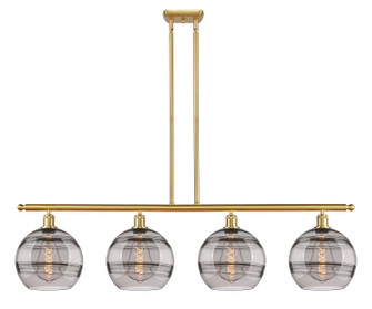 Ballston Four Light Island Pendant in Satin Gold (405|516-4I-SG-G556-10SM)