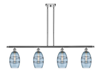 Ballston Four Light Island Pendant in Polished Chrome (405|516-4I-PC-G557-6BL)