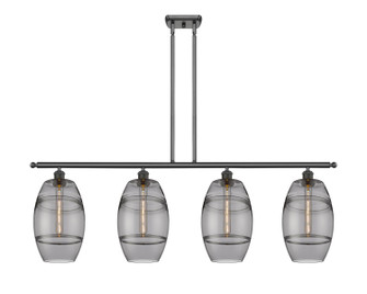 Ballston Four Light Island Pendant in Oil Rubbed Bronze (405|516-4I-OB-G557-8SM)