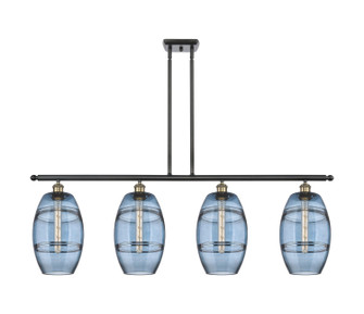 Ballston Four Light Island Pendant in Black Antique Brass (405|516-4I-BAB-G557-8BL)