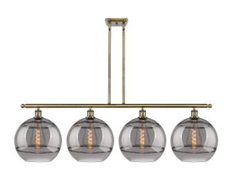 Ballston Four Light Island Pendant in Antique Brass (405|516-4I-AB-G556-12SM)