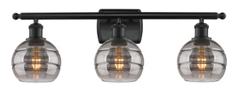 Ballston Three Light Bath Vanity in Matte Black (405|516-3W-BK-G556-6SM)