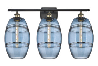 Ballston Three Light Bath Vanity in Black Antique Brass (405|516-3W-BAB-G557-8BL)