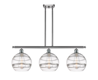 Ballston Three Light Island Pendant in Brushed Satin Nickel (405|516-3I-SN-G556-10CL)