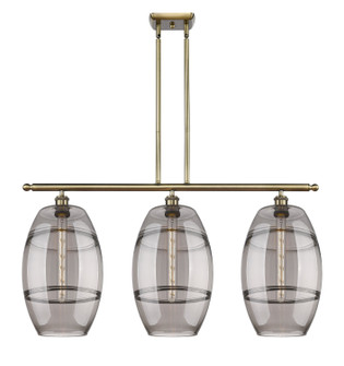Ballston Three Light Island Pendant in Antique Brass (405|516-3I-AB-G557-10SM)