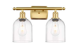 Ballston Two Light Bath Vanity in Satin Gold (405|516-2W-SG-G558-6CL)