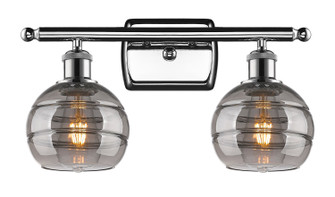 Ballston Two Light Bath Vanity in Polished Chrome (405|516-2W-PC-G556-6SM)