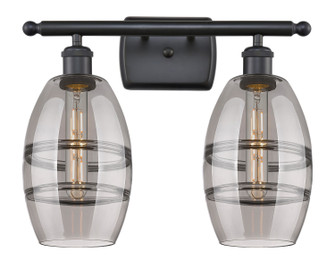 Ballston Two Light Bath Vanity in Matte Black (405|516-2W-BK-G557-6SM)