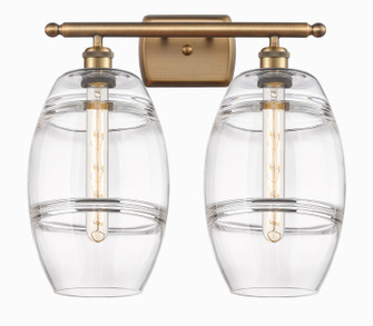 Ballston Two Light Bath Vanity in Brushed Brass (405|516-2W-BB-G557-8CL)