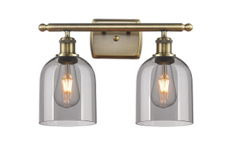 Ballston Two Light Bath Vanity in Antique Brass (405|516-2W-AB-G558-6SM)