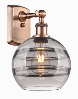 Ballston One Light Wall Sconce in Antique Copper (405|516-1W-AC-G556-8SM)