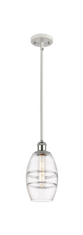 Ballston One Light Mini Pendant in White Polished Chrome (405|516-1S-WPC-G557-6CL)