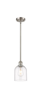 Ballston One Light Mini Pendant in Brushed Satin Nickel (405|516-1S-SN-G558-6CL)
