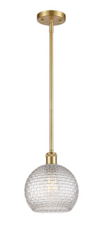 Ballston One Light Mini Pendant in Satin Gold (405|516-1S-SG-G122C-8CL)