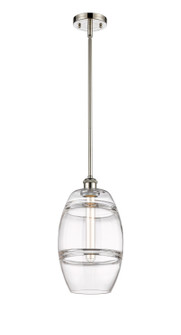 Ballston One Light Mini Pendant in Polished Nickel (405|516-1S-PN-G557-8CL)