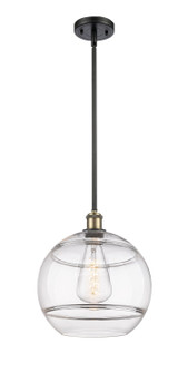 Ballston One Light Mini Pendant in Black Antique Brass (405|516-1S-BAB-G556-12CL)