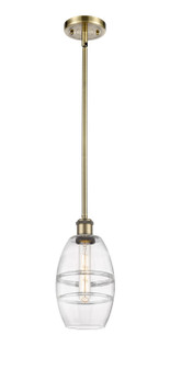 Ballston One Light Mini Pendant in Antique Brass (405|516-1S-AB-G557-6CL)