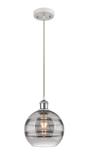 Ballston One Light Mini Pendant in White Polished Chrome (405|516-1P-WPC-G556-8SM) Ballston One Light Mini Pendant in White Polished Chrome (405|516-1P-WPC-G556-8SM)