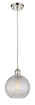 Ballston One Light Mini Pendant in Polished Nickel (405|516-1P-PN-G122C-8CL)