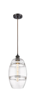 Ballston One Light Mini Pendant in Oil Rubbed Bronze (405|516-1P-OB-G557-8CL)