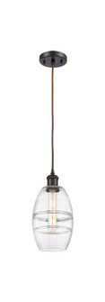 Ballston One Light Mini Pendant in Oil Rubbed Bronze (405|516-1P-OB-G557-6CL)