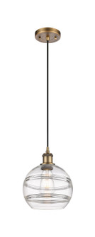 Ballston One Light Mini Pendant in Brushed Brass (405|516-1P-BB-G556-8CL)